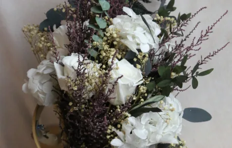 conjunto de flores White Garden