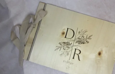 Libro de firmas para invitados White Garden