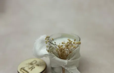 Vela para invitados White Garden