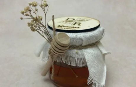 Bote de miel White Garden